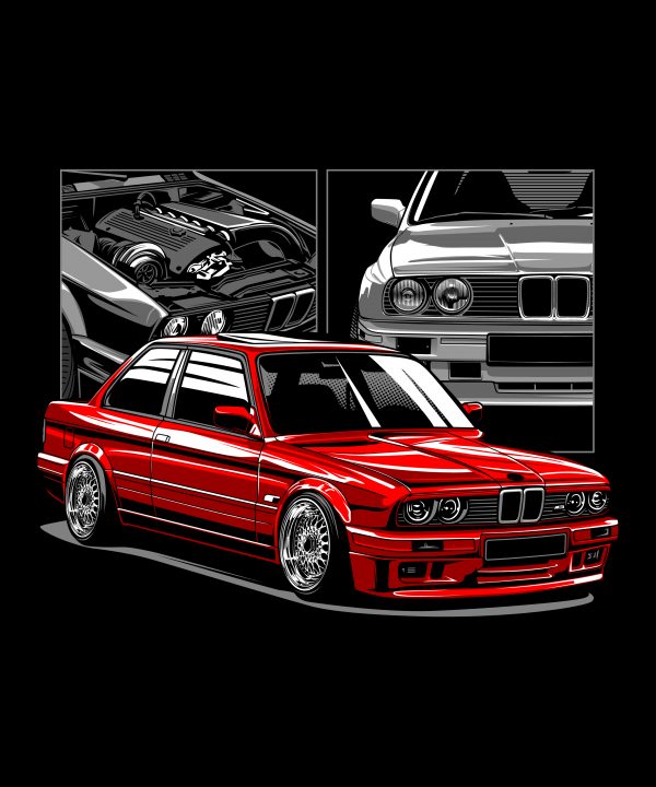 BMW M3 E30 Animado